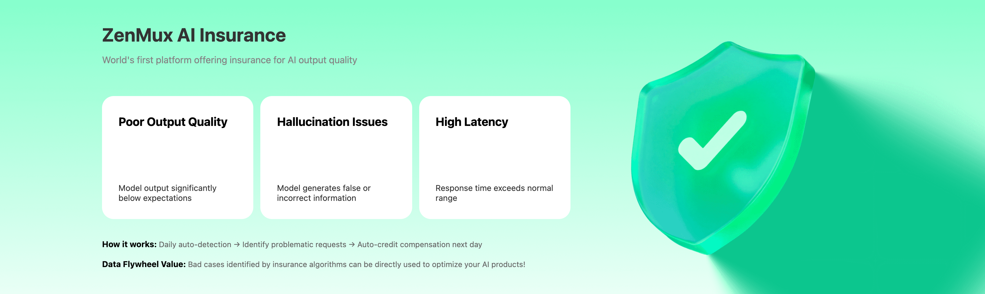 开桥 AI Insurance for output quality