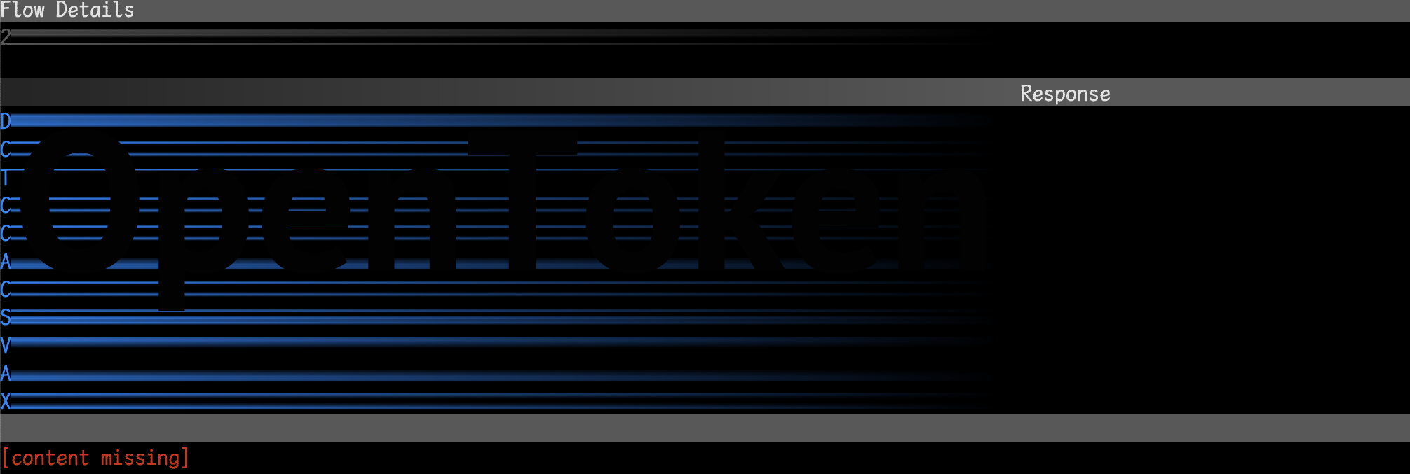 mitmproxy flow details: 200 OK but content missing